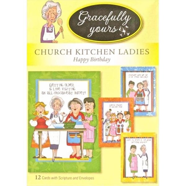Artbeat Of America 128120 Card Boxed Bday Church Kitchen Ladies No. 117 Bxd 12 128120 - main